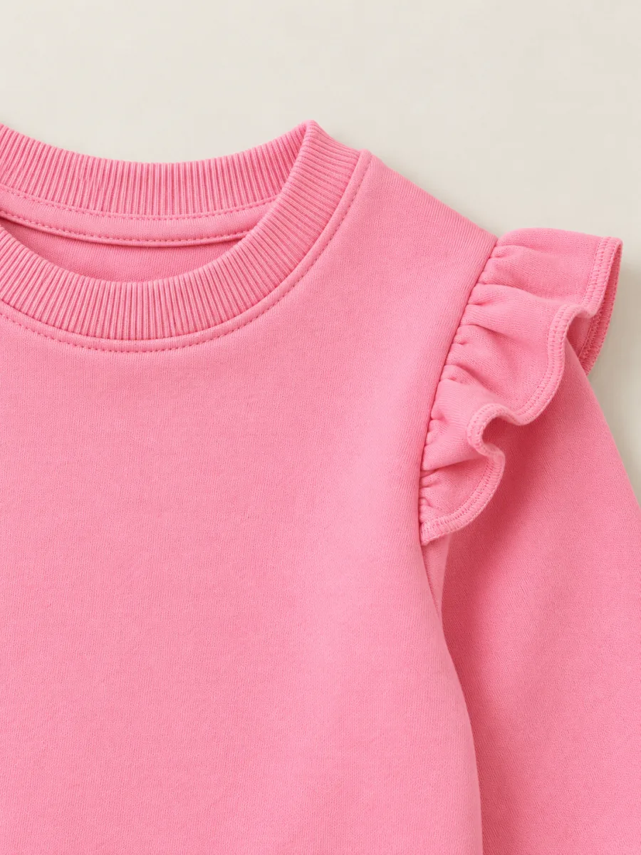 Kız Çocuk Sweatshirt Tayt Takım