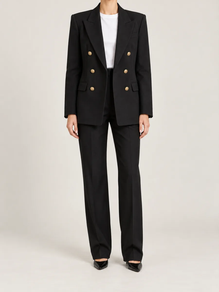 Oversize Kruvaze Blazer Ceket
